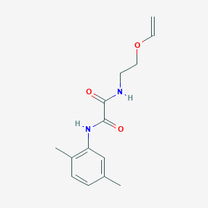 N-(2,5-dimethylphenyl)-N'-[2-(vinyloxy)ethyl]ethanediamide