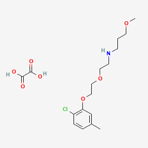 N-{2-[2-(2-chloro-5-methylphenoxy)ethoxy]ethyl}-3-methoxy-1-propanamine oxalate