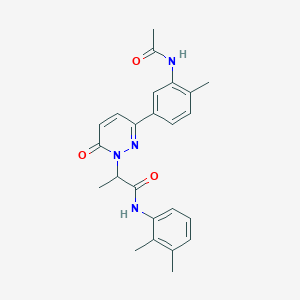2-[3-[3-(acetylamino)-4-methylphenyl]-6-oxo-1(6H)-pyridazinyl]-N-(2,3-dimethylphenyl)propanamide