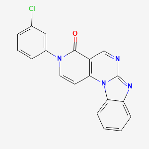 3-(3-chlorophenyl)pyrido[3',4':5,6]pyrimido[1,2-a]benzimidazol-4(3H)-one