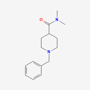 molecular formula C15H22N2O B5225540 1-benzyl-N,N-dimethyl-4-piperidinecarboxamide 