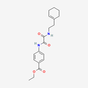 ethyl 4-{[{[2-(1-cyclohexen-1-yl)ethyl]amino}(oxo)acetyl]amino}benzoate