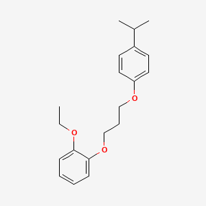 molecular formula C20H26O3 B5225606 1-ethoxy-2-[3-(4-isopropylphenoxy)propoxy]benzene 