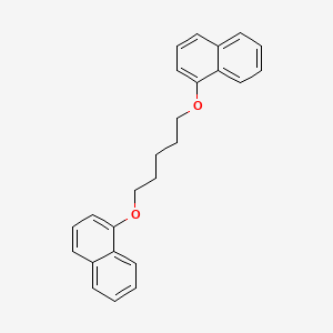 molecular formula C25H24O2 B5225713 1,1'-[1,5-pentanediylbis(oxy)]dinaphthalene 