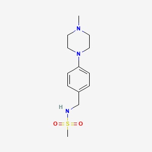 N-[4-(4-methyl-1-piperazinyl)benzyl]methanesulfonamide