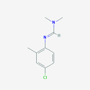 molecular formula C10H13ClN2 B052258 クロルジメホルム CAS No. 6164-98-3