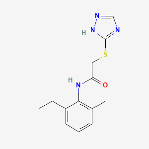 N-(2-ethyl-6-methylphenyl)-2-(1H-1,2,4-triazol-3-ylthio)acetamide