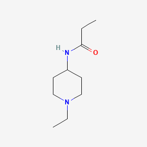 N-(1-ethyl-4-piperidinyl)propanamide
