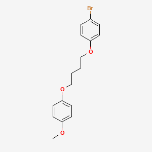 1-bromo-4-[4-(4-methoxyphenoxy)butoxy]benzene