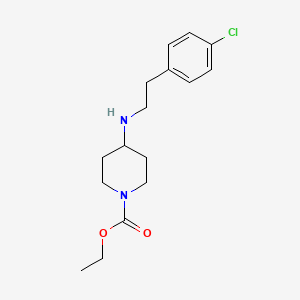 ethyl 4-{[2-(4-chlorophenyl)ethyl]amino}-1-piperidinecarboxylate