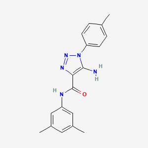 5-amino-N-(3,5-dimethylphenyl)-1-(4-methylphenyl)-1H-1,2,3-triazole-4-carboxamide