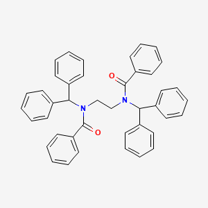 molecular formula C42H36N2O2 B5226110 N,N'-1,2-ethanediylbis[N-(diphenylmethyl)benzamide] 