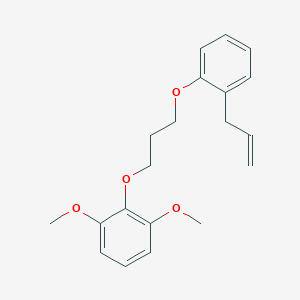 molecular formula C20H24O4 B5226185 2-[3-(2-allylphenoxy)propoxy]-1,3-dimethoxybenzene 