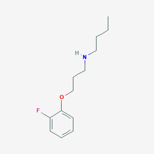 N-[3-(2-fluorophenoxy)propyl]-1-butanamine