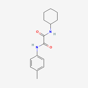 molecular formula C15H20N2O2 B5226300 N-cyclohexyl-N'-(4-methylphenyl)ethanediamide 