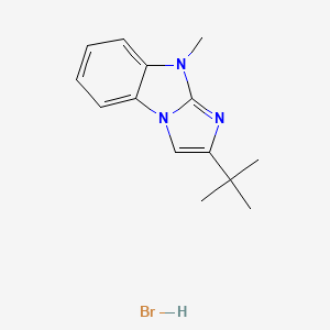 molecular formula C14H18BrN3 B5226506 2-tert-butyl-9-methyl-9H-imidazo[1,2-a]benzimidazole hydrobromide 