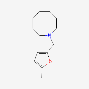 molecular formula C13H21NO B5226512 1-[(5-methyl-2-furyl)methyl]azocane 