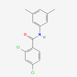 molecular formula C15H13Cl2NO B5226555 2,4-dichloro-N-(3,5-dimethylphenyl)benzamide CAS No. 346690-75-3