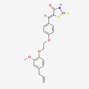 5-{4-[2-(4-allyl-2-methoxyphenoxy)ethoxy]benzylidene}-2-thioxo-1,3-thiazolidin-4-one