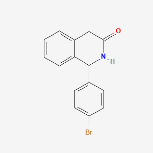 molecular formula C15H12BrNO B5226610 1-(4-bromophenyl)-1,4-dihydro-3(2H)-isoquinolinone 