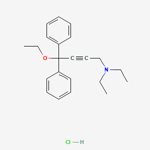 (4-ethoxy-4,4-diphenyl-2-butyn-1-yl)diethylamine hydrochloride