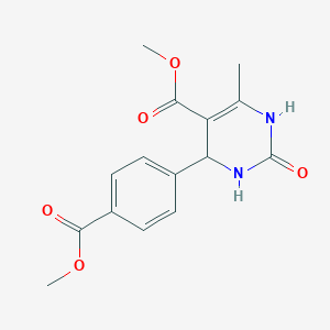 methyl 4-[4-(methoxycarbonyl)phenyl]-6-methyl-2-oxo-1,2,3,4-tetrahydro-5-pyrimidinecarboxylate