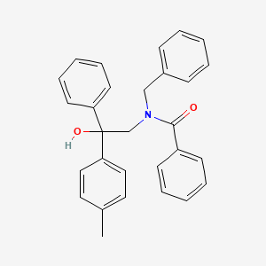 molecular formula C29H27NO2 B5226706 N-benzyl-N-[2-hydroxy-2-(4-methylphenyl)-2-phenylethyl]benzamide 