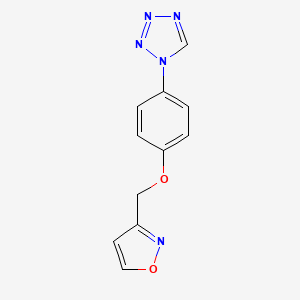 1-[4-(3-isoxazolylmethoxy)phenyl]-1H-tetrazole