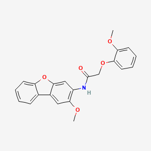 N-(2-methoxydibenzo[b,d]furan-3-yl)-2-(2-methoxyphenoxy)acetamide