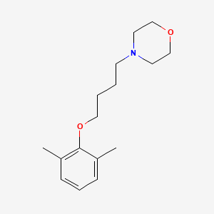 4-[4-(2,6-dimethylphenoxy)butyl]morpholine