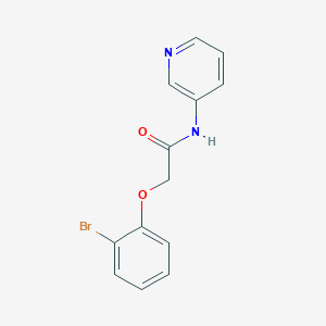 molecular formula C13H11BrN2O2 B5227051 2-(2-bromophenoxy)-N-3-pyridinylacetamide 