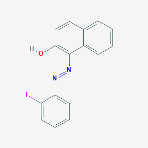 molecular formula C16H11IN2O B5227085 1-[(2-iodophenyl)diazenyl]-2-naphthol 