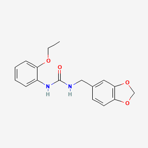 N-(1,3-benzodioxol-5-ylmethyl)-N'-(2-ethoxyphenyl)urea