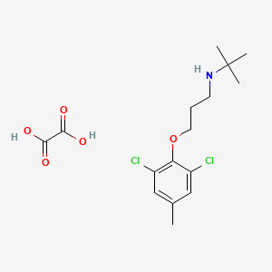 molecular formula C16H23Cl2NO5 B5227187 N-(tert-butyl)-3-(2,6-dichloro-4-methylphenoxy)-1-propanamine oxalate 