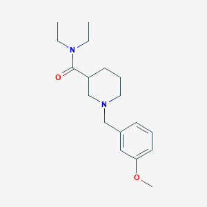 N,N-diethyl-1-(3-methoxybenzyl)-3-piperidinecarboxamide