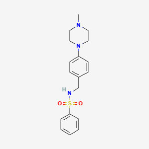 N-[4-(4-methyl-1-piperazinyl)benzyl]benzenesulfonamide