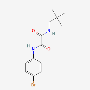 molecular formula C13H17BrN2O2 B5227398 N-(4-bromophenyl)-N'-(2,2-dimethylpropyl)ethanediamide 