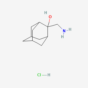 molecular formula C11H20ClNO B5227416 2-(aminomethyl)-2-adamantanol hydrochloride 