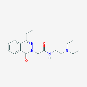 N-[2-(diethylamino)ethyl]-2-(4-ethyl-1-oxo-2(1H)-phthalazinyl)acetamide