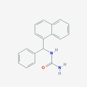 molecular formula C18H16N2O B5227563 N-[1-naphthyl(phenyl)methyl]urea 