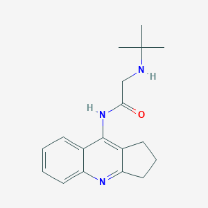 molecular formula C18H23N3O B5227584 N~2~-(tert-butyl)-N~1~-(2,3-dihydro-1H-cyclopenta[b]quinolin-9-yl)glycinamide 