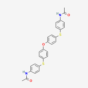 molecular formula C28H24N2O3S2 B5227595 N,N'-[oxybis(4,1-phenylenethio-4,1-phenylene)]diacetamide CAS No. 5186-55-0
