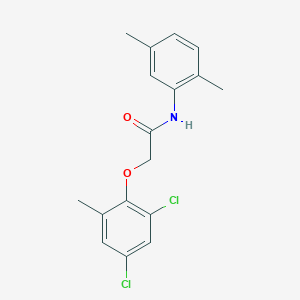 molecular formula C17H17Cl2NO2 B5227919 2-(2,4-dichloro-6-methylphenoxy)-N-(2,5-dimethylphenyl)acetamide 