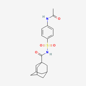 N-{[4-(acetylamino)phenyl]sulfonyl}-1-adamantanecarboxamide