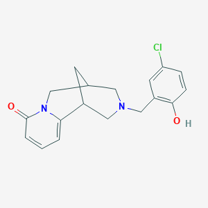 molecular formula C18H19ClN2O2 B5228007 11-(5-chloro-2-hydroxybenzyl)-7,11-diazatricyclo[7.3.1.0~2,7~]trideca-2,4-dien-6-one 