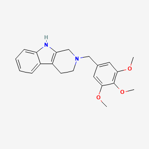 molecular formula C21H24N2O3 B5228222 2-(3,4,5-trimethoxybenzyl)-2,3,4,9-tetrahydro-1H-beta-carboline 