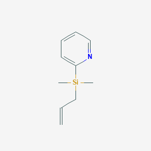 molecular formula C10H15NSi B052283 2-(Allyldimethylsilyl)pyridine CAS No. 118722-54-6