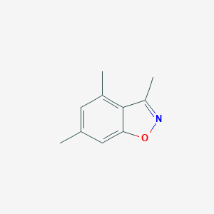 molecular formula C10H11NO B052284 3,4,6-Trimethylbenzo[d]isoxazole CAS No. 118251-97-1