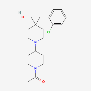 [1'-acetyl-4-(2-chlorobenzyl)-1,4'-bipiperidin-4-yl]methanol