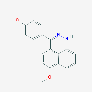 molecular formula C19H16N2O2 B5228533 6-methoxy-3-(4-methoxyphenyl)-1H-benzo[de]cinnoline 